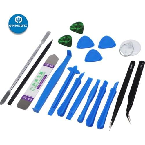 18 in 1 Pry Spudger Prying Tool Suction Cup Blade Opener Electronics Tool Kit for iPhone Samsung Laptop Tablet Phone Repair Kit