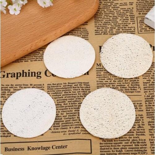 Natural Loofah Facial Pads Loofah Disc Makeup Remove Exfoliating Face Loofah Pad Small Size Luffa Loofa LX1038