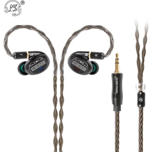New LZ A7 In Ear Earphone 1 Dynamic+4BA+2 Piezoelectric Ceramics Driver Hybrid 7 Unit HIFI IEM Replaceable Tuning Switch MMCX A6