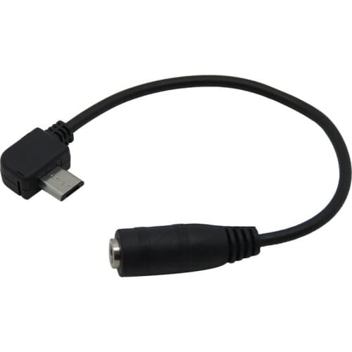 2PCS Micro USB Male TO 3.5 mm Audio RCA jack Adapter for Nokia 8600 USB Adapter cable