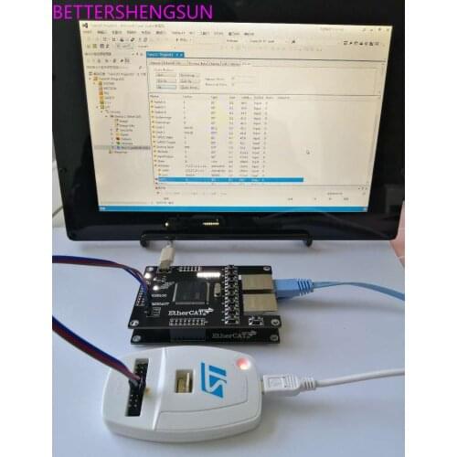 EtherCAT slave AX58100 development board STM32F407ZGT6 SPI/FSMC communication