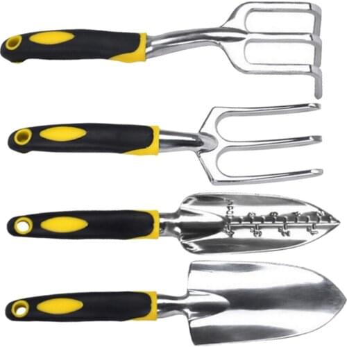 Garden Rake Fork & Shovel Tool Set Heavy Duty Garden Planting Tool Kid Beach Toy