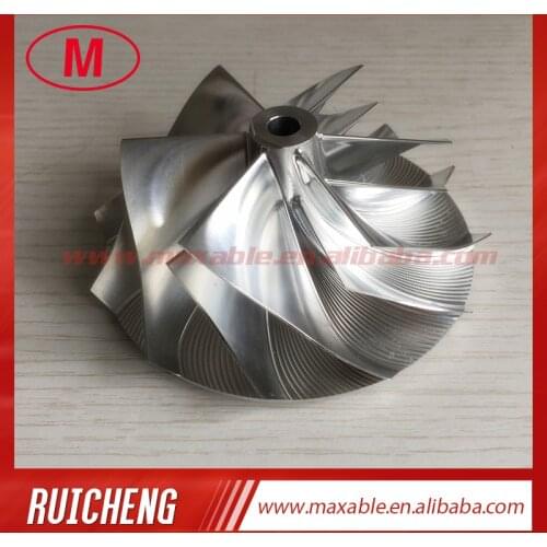 TD05H 66.65/84.00mm 451470-0001 6+6 blades high performance turbo aluminum 2618/milling/ Billet compressor wheel for racing