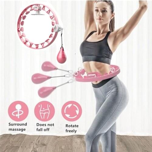 Intelligent Counting Fitness Sport Ring Smart Sport Ring Adjustable Thin Waist Hoop Fitness Equipment Home Training Droshipping