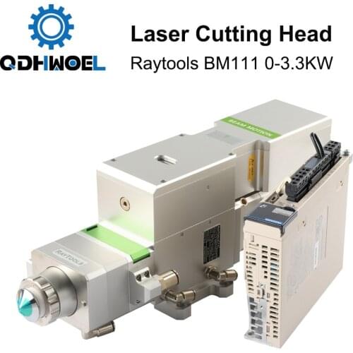 Raytools BM111 0-3300W Auto Focusing Fiber Laser Cutting Head for Metal Cutting
