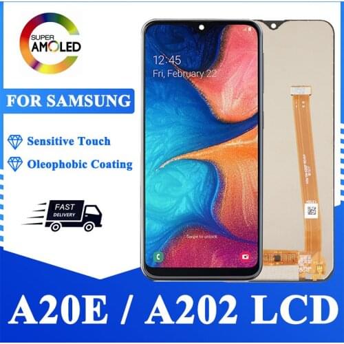 LCD For Samsung Galaxy A20e A202 A202F A202DS Display Touch Screen Digitizer Assembly For SAMSUNG A20e A202 A202F/DS Replacement