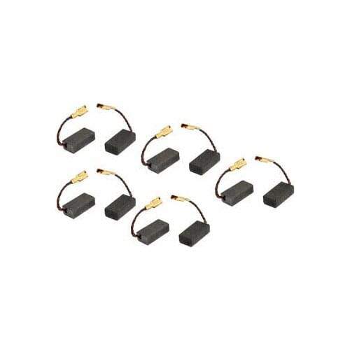 10 Pcs 15mm x 8mm x 5mm Electric Motor Carbon Brush Spare Part for Angle Grinder