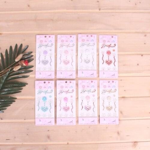 24pcs/lot DIY Jewel Diamond Sticker Self Adhesive Glitter Crystal Big Flower Diamond Sticker Rhinestone Scrapbooking