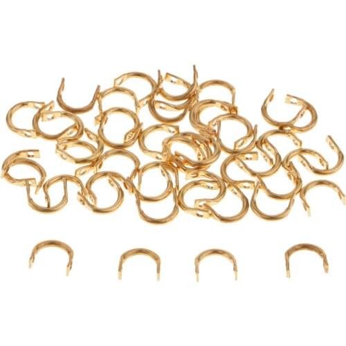 50pcs Fishing Lures Accessories Spoon Spinner Jigging Jig Swimbait Easy-Spin Clevises Easy Spin S M L Tackles
