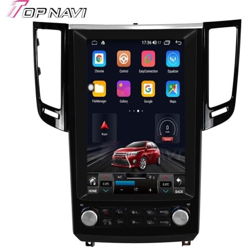 Android 10.0 Octa Core 6G+128G For Infiniti FX35 2011-2015 Car Multimedia Player Radio Stereo 12.1" Tesla Style Tape Recorder