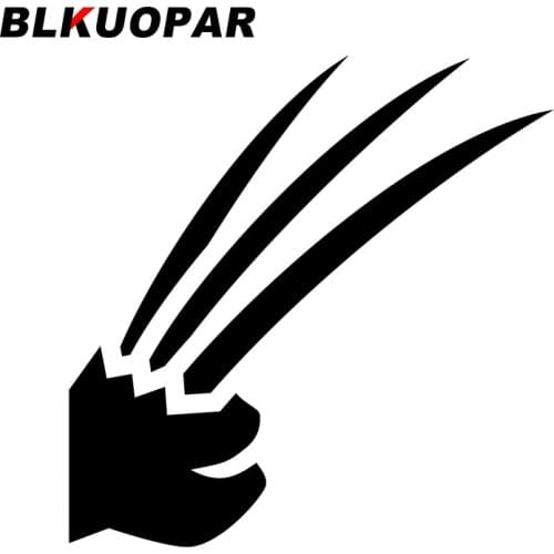 BLKUOPAR for Wolverine Claws Car Stickers Sunscreen Personality Decals Creative Scratch-Proof Motorcycle Trunk Decor Car Goods
