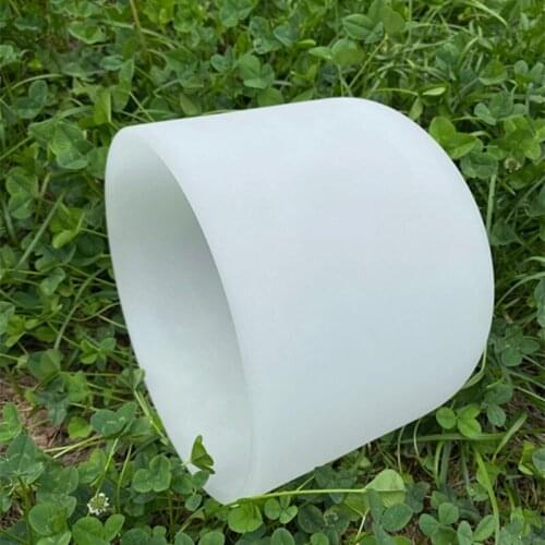 8inch Chakra Frosted Quartz Crystal Singing Bowl Note G Throat Chakra 8" Meditation bowl for healing