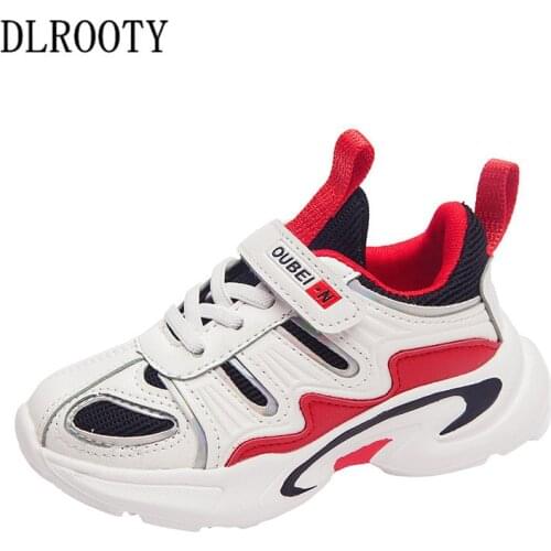 New Sport Children Shoes Kids Boys Sneakers Spring Autumn Net Mesh Hook & Loop Casual Girls Shoes Running Shoe For Kids
