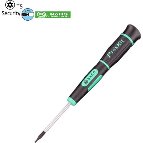 Brand Precision T5 Security Torx Screwdriver for StarType W/ Temper Proof SD-081-T5H