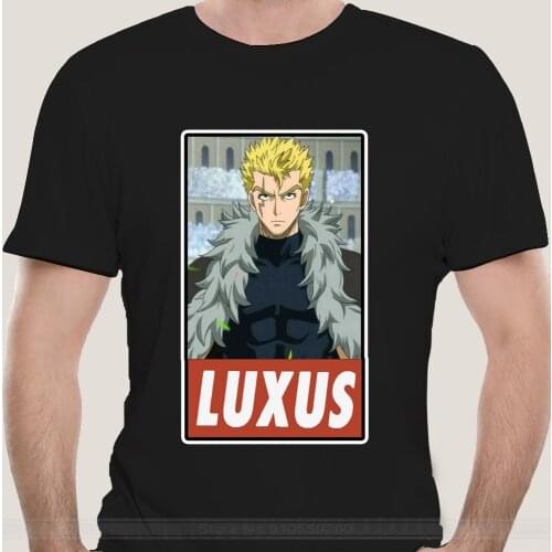 Fairy Tail Luxus T-Shirts for Men Cotton T Shirts Natsu Dragneel Lucy Heartfilia Erza Anime Short Sleeve Tees Plus Size