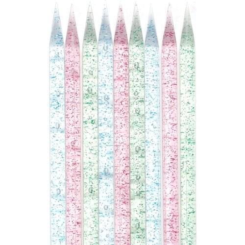 1PC Random Color Double Head Nail Brush Resin Nail Art Rhinestones Picker Pen Wax Pencil Dotting Pen Nail Art Manicure Tool