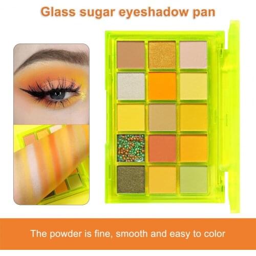 Beauty Neon Palette Glazed Eyeshadow Palette Colorful Shadows pallet Glitter Highlighter Makeup Pigment Matte Eyeshadow Pallete