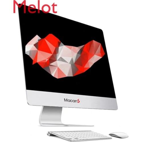 New Ultra-Thin All-in-One Computer 19-27-Inch Office Home Games Quad-Core Desktop Host Full Set