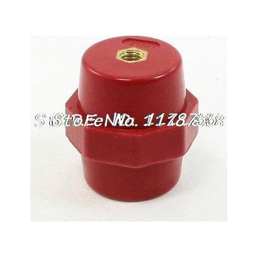 6mm Dia 10mm Depth Thread 35 Height Busbar Insulator Support Separator SM7100