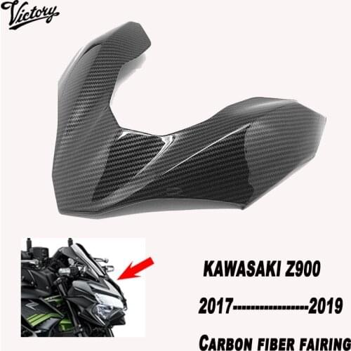 Motorcycle Parts Carbon Fiber Fairing Front Protective Shell ABS Injection FOR KAWASAKI Z900 2017 2018 2019 2020
