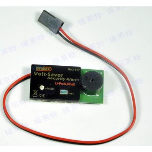Prolux 1417 Volt-Saver Low Voltage 15-25V 5s 6s Lipo Battery Alarm For RC Models