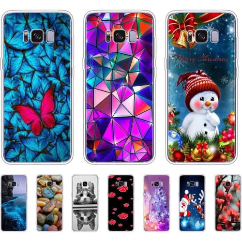 Silicon phone Case For Samsung Galaxy S8 Cases Cover For Samsung S8 plus Phone bumper shell new fashion full 360 protective