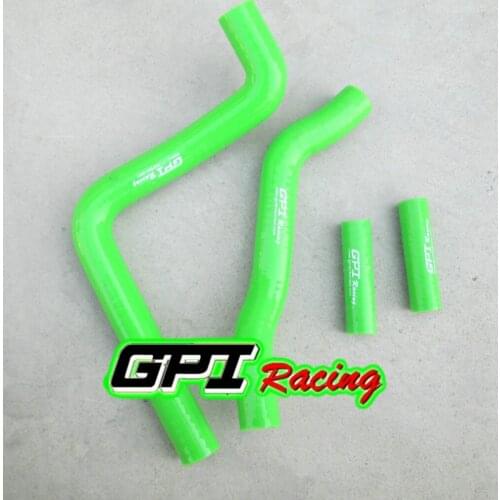 High performance silicone radiator hose FOR KAWASAKI KX250 KX 250 2004 2005 2006 2007 04 05 06 07 GREEN