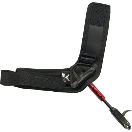 SPG Outdoor Archery Wristband Release Aids Hook Compound Bow Auxiliary Accessory 360 Degree Rotation Universal for Right Hands