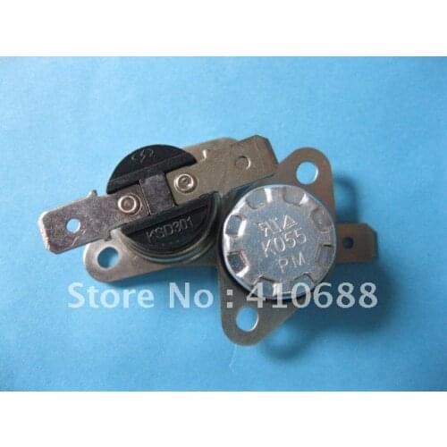 Temperature Switch Thermostat 55 degree N.O. KSD301 Hot Sale 180 pcs per lot