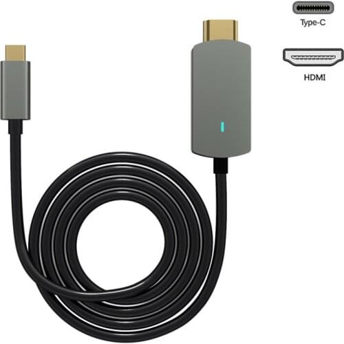 USB C HDMI-compatible 4K Type C To HDMI-compatible 30HZ 60HZ Cable Thunderbolt 3 Adapter For Huawei MacBook Air Ipad Usb C Cable