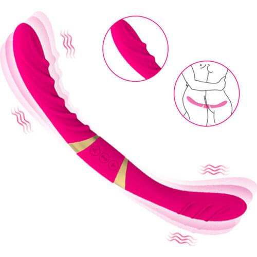 Double Head Vibrator Women Adult Sex Toys Clitoris Massager 12 Powerful Modes G Spot Silicone Couples Stimulator Adult Products