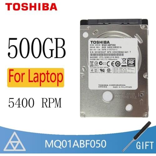 TOSHIBA Laptop 500GB Hard Drive Disk MQ01ABF050 500G Original Internal HDD 5400 RPM 7MM FOR Notebook