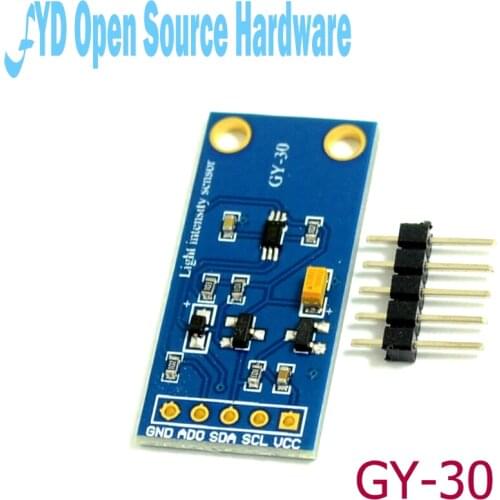 1pcs GY-30 The digital optical intensity illumination sensor BH1750FVI of module