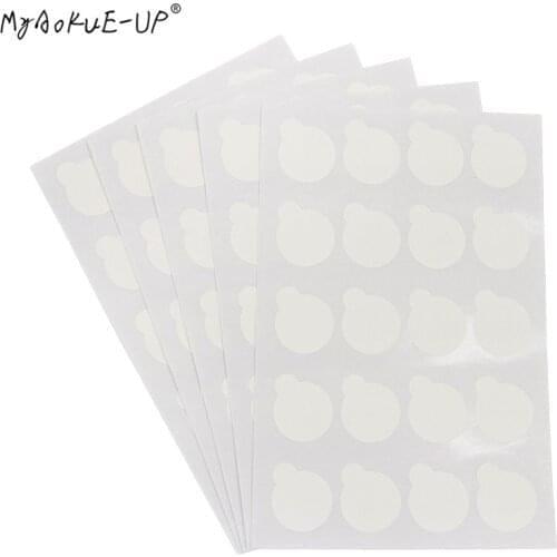 100 pcs/pack Glue Holder Pallet Sticker Disposable Eyelash Jade Stone Pads Eyelash Extension Makeup tools