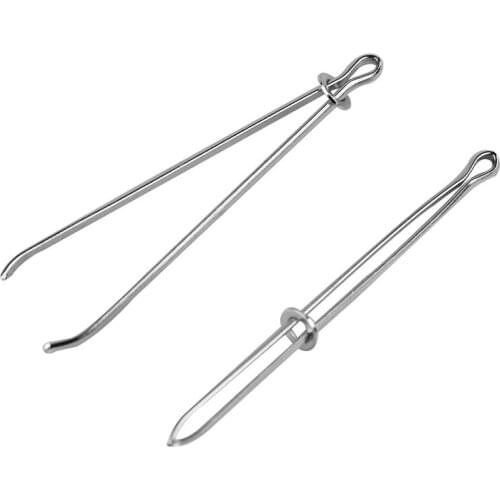 5 Pcs/Pack For Elastics Sewing Accessories DIY tool Elastic Cord Rope Threader Clip Self-Locking Tweezer Used