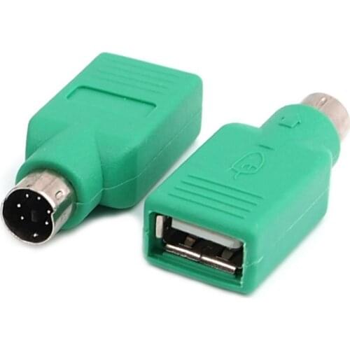 Mouse Mice Keyboard USB Female to PS2 PS/2 Male Adapter Convertor 18*40*10mm