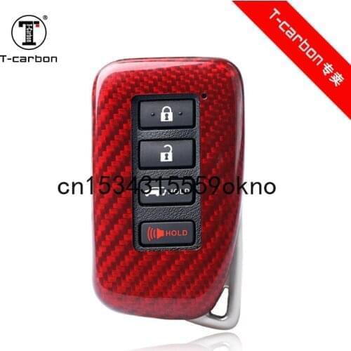 Carbon Fiber Car Key Case Holders Shell For LEXUS CT IS ES GS RX GX Accessories Car Styling