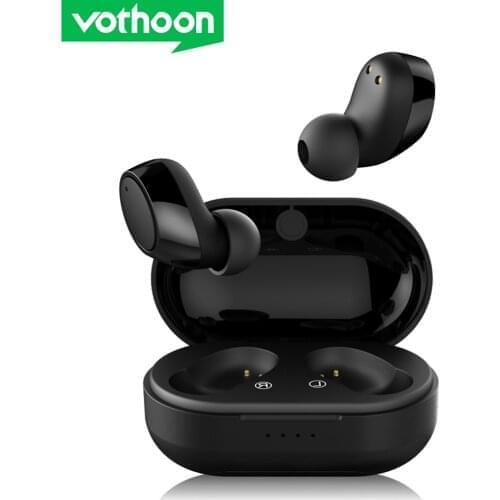 Vothoon In-Ear TWS Bluetooth 5.0 True Wireless Earphones Bluetooth IPX5 Waterproof Stereo Earbud Headset with microphone