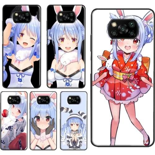 Usada Pekora Hololive Anime Case For Xiaomi Mi 11 Lite Note 10 Mi 11 Ultra 10T Pro Cover For POCO X3 Pro M3 F2 F1 F3