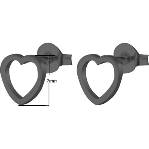 Geometric Love Heart Shaped Stud Earrings Lovers Romantic Wedding Engagement Gift Bridesmaid Wedding Love Accessories Brinco