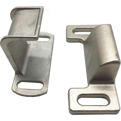 Stainless steel cold storage sliding door track door frame Side pressure parts wall bracket hardware DIY part