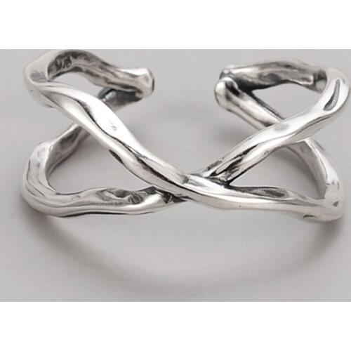 Miuoxion Wholesale Retro Cross Ring Personality Fashion Punk Party Jewelry For Women Feature Namour Charm Gift All Seasons