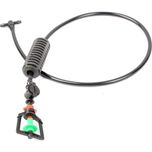 5set 360 Degree Rotating Sprinkler Kits 5 Type Hanging Heavy Hammer Spray Fittings Garden Micro Irrigation Nozzle System Fitting