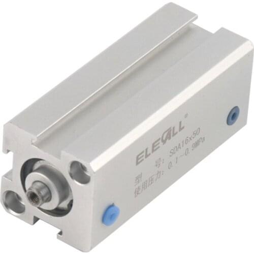 SDA16*5 / 16mm Bore 5mm Stroke Compact Air Cylinders Double Acting Pneumatic Air Cylinder