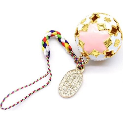 Diy rope bells hang act the role of mobile phone metal bell