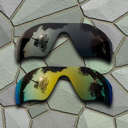 Grey Black&Yellow Golden Sunglasses Polarized Replacement Lenses for Oakley Radar Path