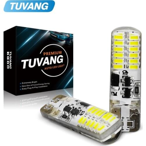 2x T10 Strobe Flashing 194 W5W 22 Led 3014SMD T10 Led Lasting Shine+Auto Strobe Flash Two modes of Operation Car light bulbs