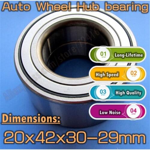 Bargaining Long-Lifetime High speed Car Bearing Auto Wheel Hub bearing DAC20420030/29 Free Shipping 20*42*30/29 20x42x30/29 mm