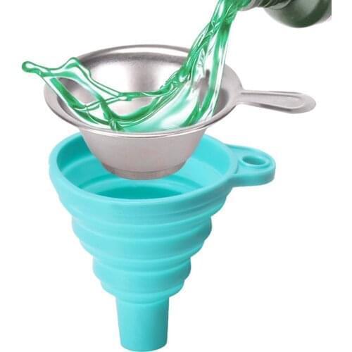 High Quality Metal Uv Resin Filter Cup+Silicon Funnel Disposable For Anycubic Photon Sla 3D Printer Accessories Fast Shipping