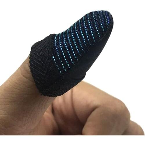 1Pair Sweatproof Breathable Mobile Finger Stall Sensitive Game Controller Finger Sleeves Cots for Gaming Touch Trigger Accessori